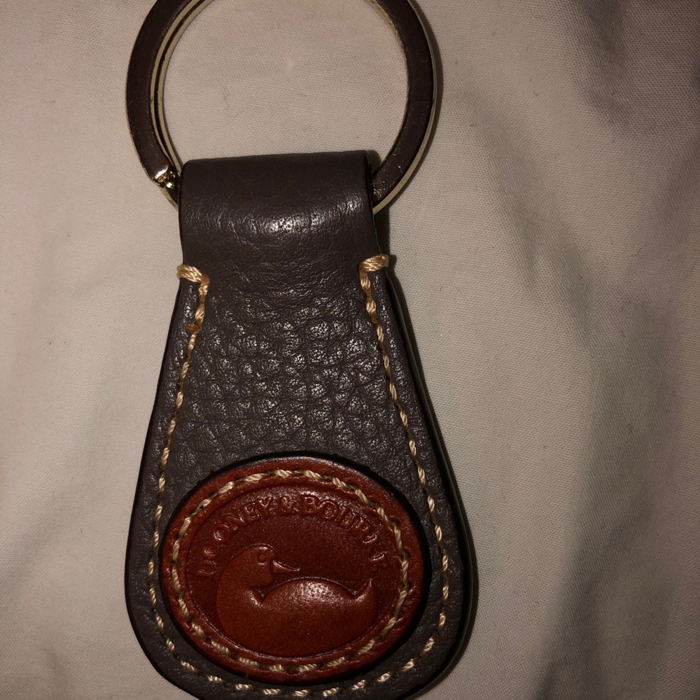 Dooney & bourke leather key ring